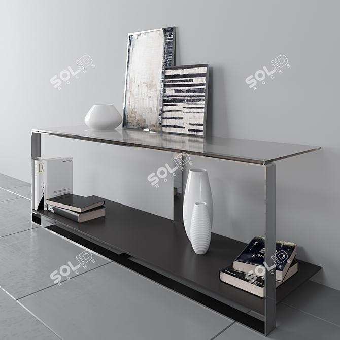 Minotti Williams Console - Sleek and Stylish 3D model image 3