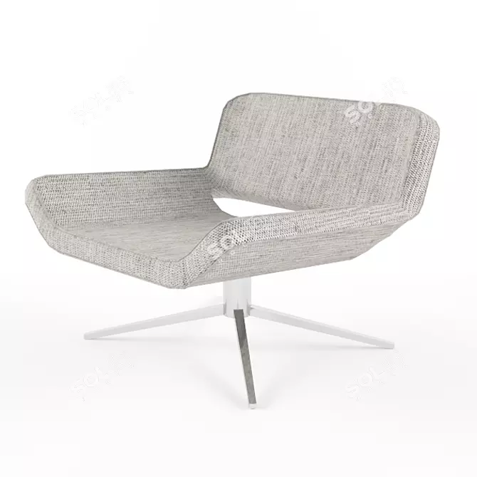 Metropolitan: Sleek and Stylish Armchair 3D model image 1