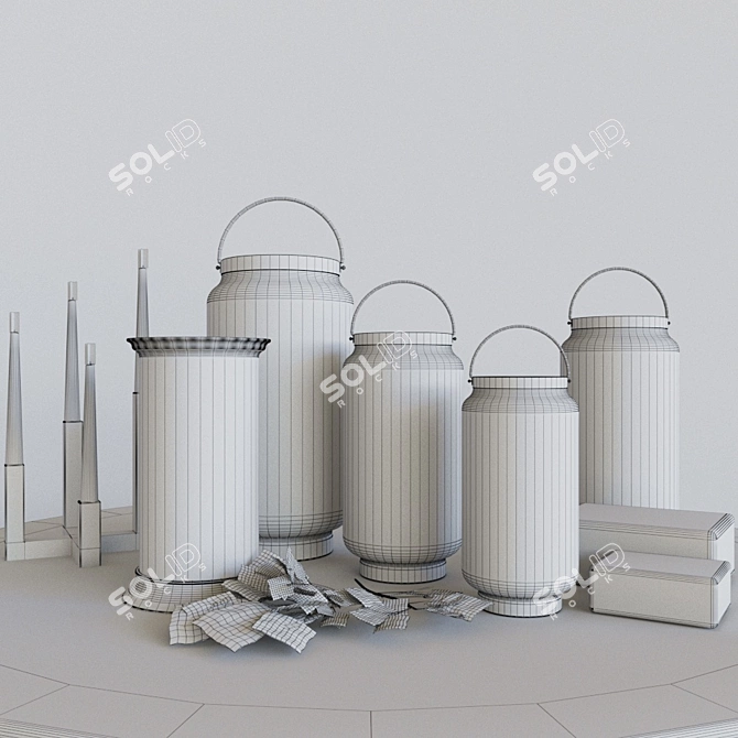 Complete 3D Model Set 3D model image 2