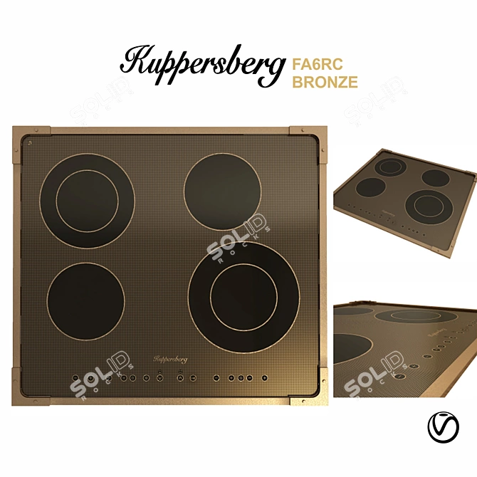 KUPPERSBERG FA6RC Bronze Electric Cooker 3D model image 1