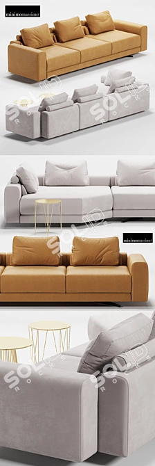 Modular Sofa Albert 3D model image 2