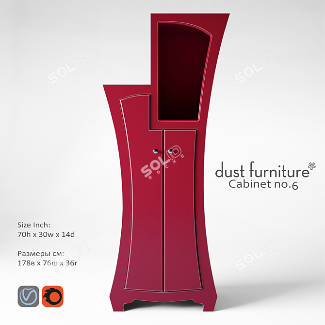 Dust Furniture - Vintage Patina Cabinet"
Vintage Patina Cabinet by Dust Furniture 3D model image 1