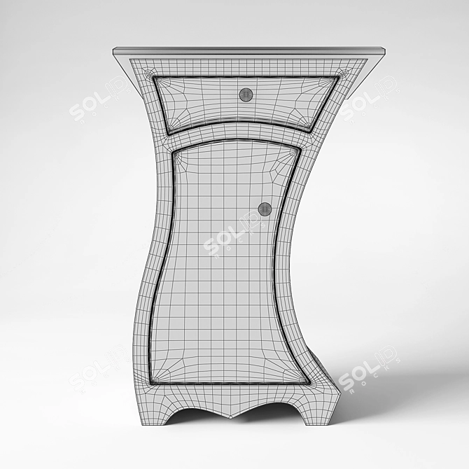 Vintage-style Spark Table by Dust Furniture 3D model image 2