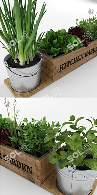 Fresh Greens Grow Kit 3D model image 2