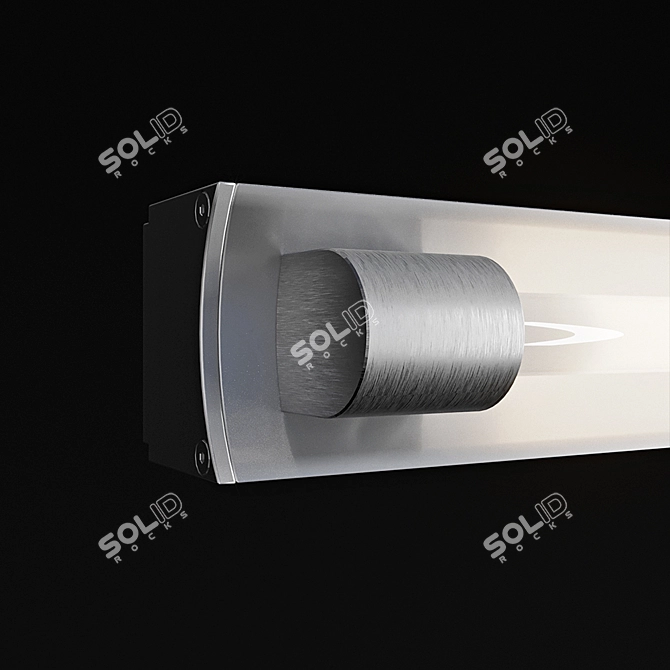 Delta Light LAY OUT 124: Sleek & Stylish Wall Sconce 3D model image 2