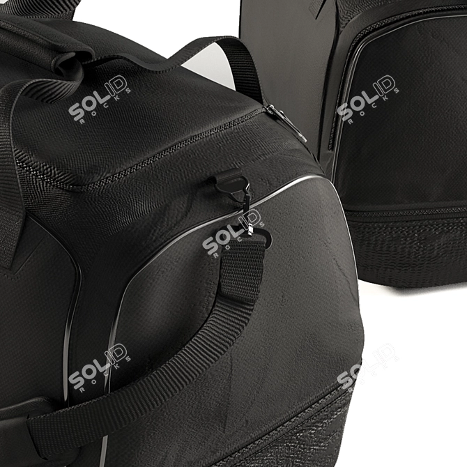 Adidas Sport Bag 3D model image 3