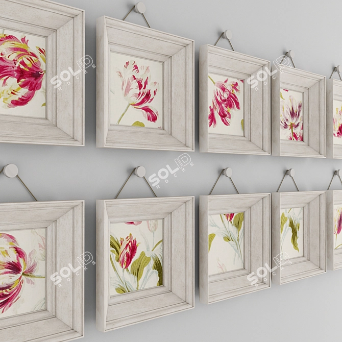 Title: Floral Masterpieces Collection 3D model image 2