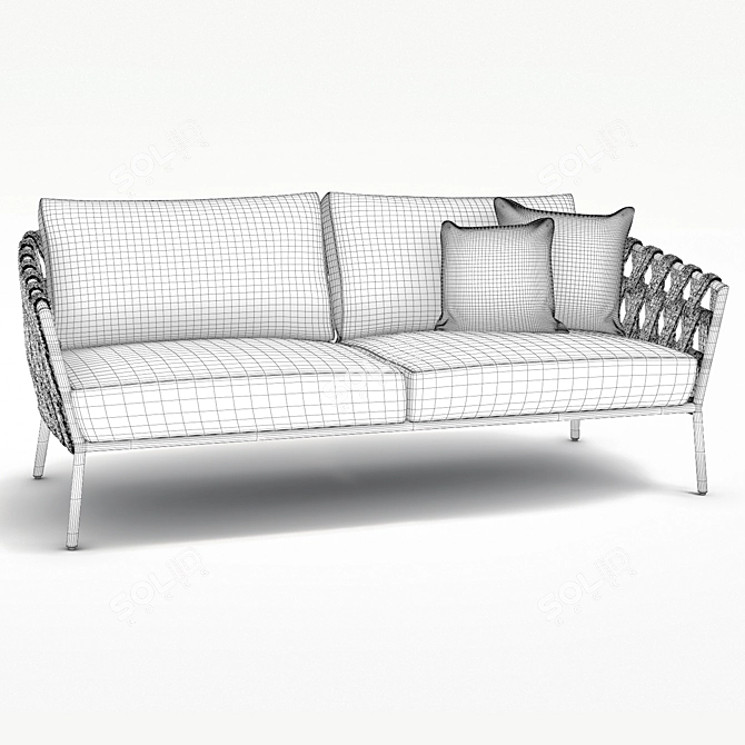 Vincent Sheppard Leo Sofa: Stylish Design, Premium Quality 3D model image 3