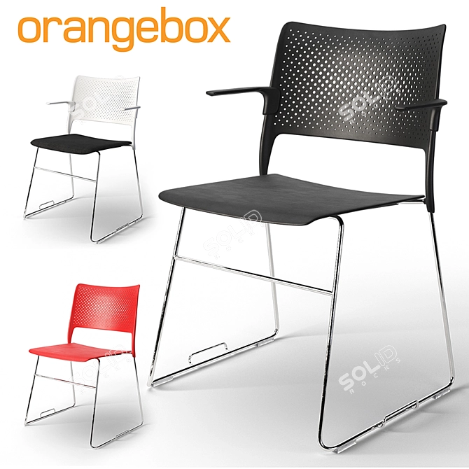 Title: Versatile ORANGEBOX Cors Chair 3D model image 1