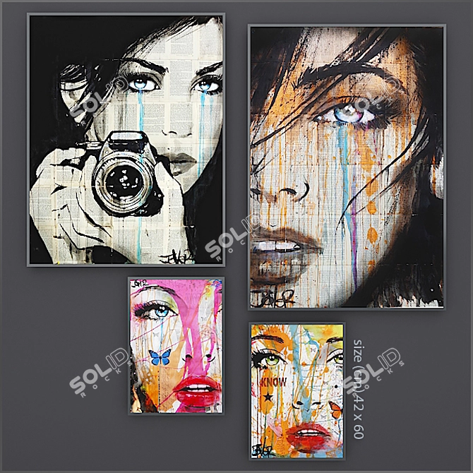 Jover's Modern Inc Drawing (10 Artworks) 3D model image 2