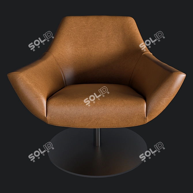 Desiree Swivel Pod Armchair 3D model image 1