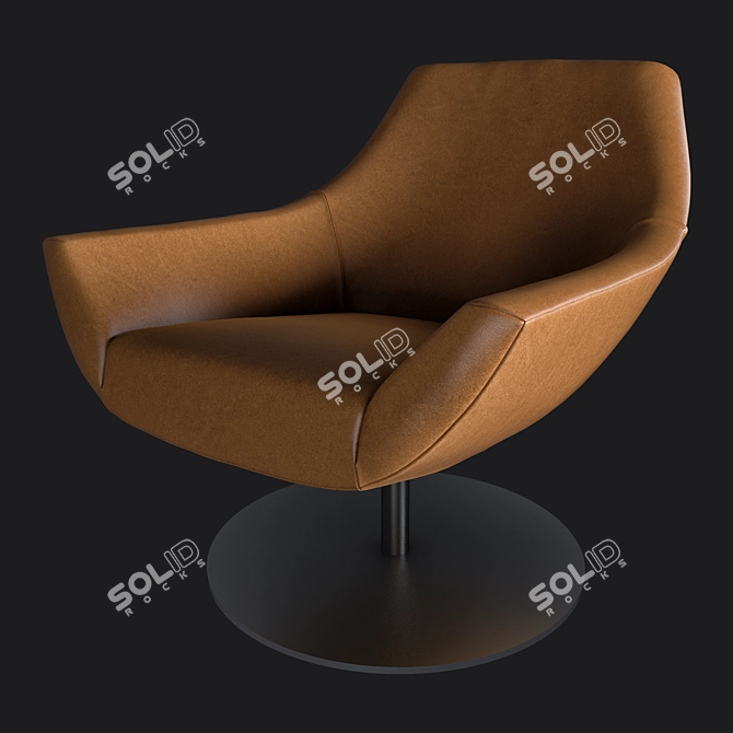 Desiree Swivel Pod Armchair 3D model image 3