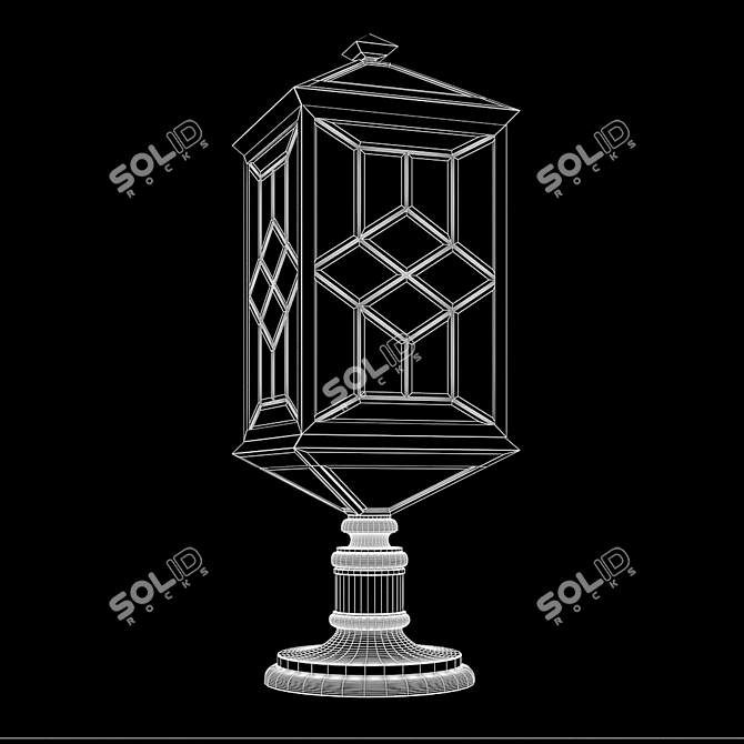 Title: Elegant Fine Art Lamps 3D model image 2