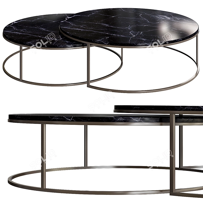 Elle Nest Coffee Table 3D model image 1