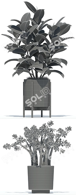 Elevate your space - 72 Modernica plant pots 3D model image 3