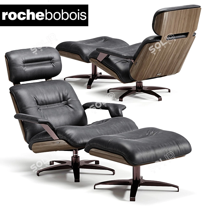 Title: Roche Bobois ATHEA Armchair 3D model image 1