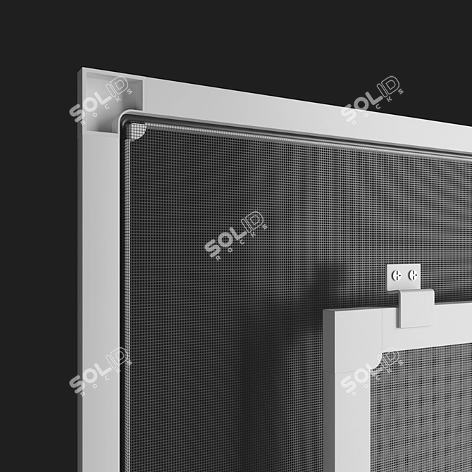 Adjustable Mesh Mosquito Net, 110x60cm 3D model image 2