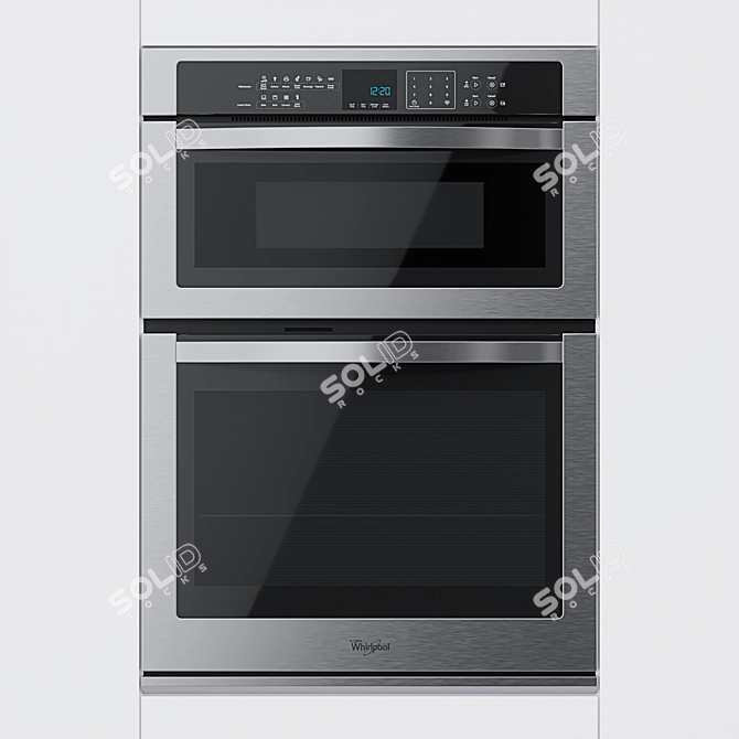 Whirlpool Combo Oven: WOC54EC7AS 3D model image 1