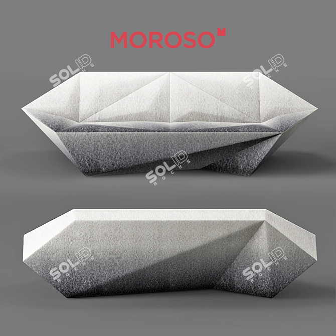 Modern Gemma Sofa by Libeskind 3D model image 1