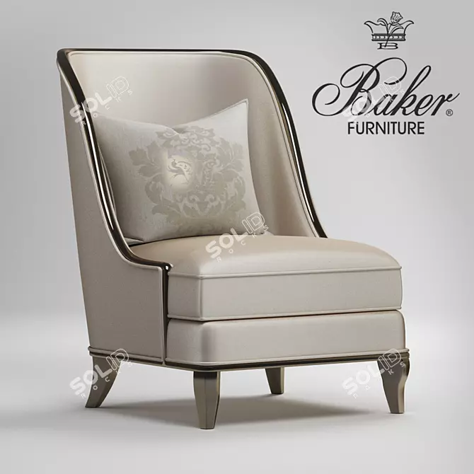 Regal Baker Empress Chair 3D model image 1