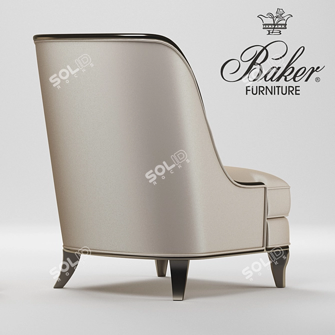 Regal Baker Empress Chair 3D model image 2