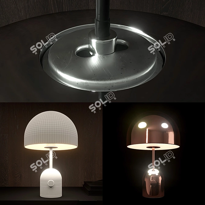 Tom Dixon Bell Lamp Collection: Exquisite Lighting with Multiple Colors 3D model image 3