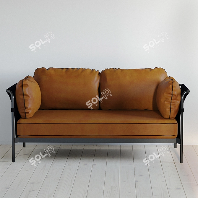 Modern Stylish Hay Can Sofa 3D model image 1