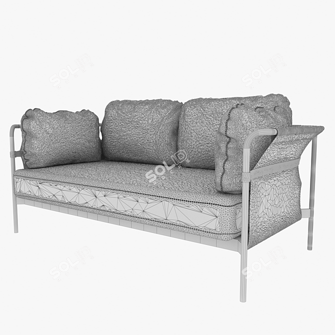 Modern Stylish Hay Can Sofa 3D model image 3