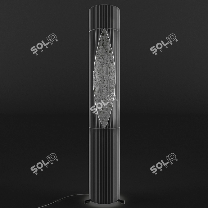 Title: Catellani & Smith Luci d'Oro Colonna Floor Lamp 3D model image 2