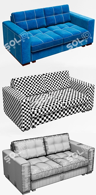 Tiger Modular Sofa 3D model image 2