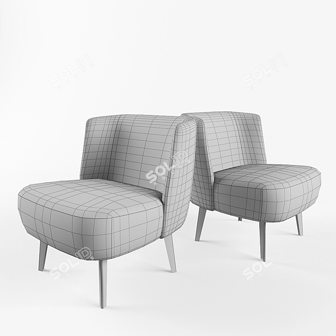 Urban Retreat: Gimme Shelter Chair 3D model image 3