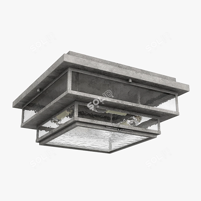 Elegant Wiltshire Fine Art Lamp 3D model image 1