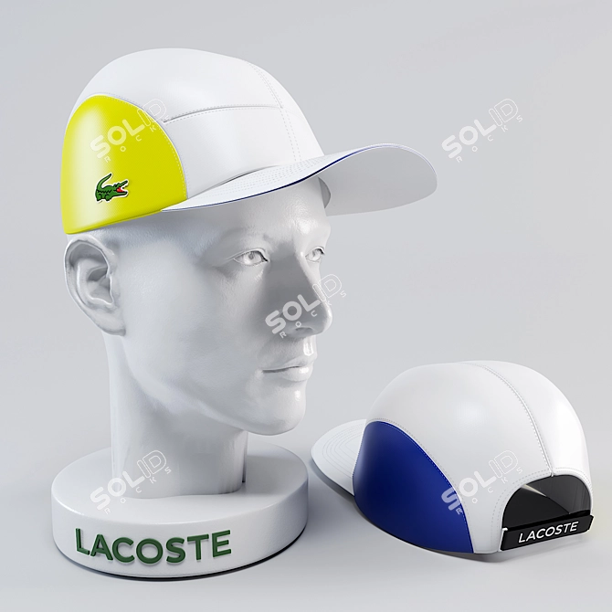 LACOSTE Men's Cap | Stylish Headwear for Fashionable Gentlemen 3D model image 1