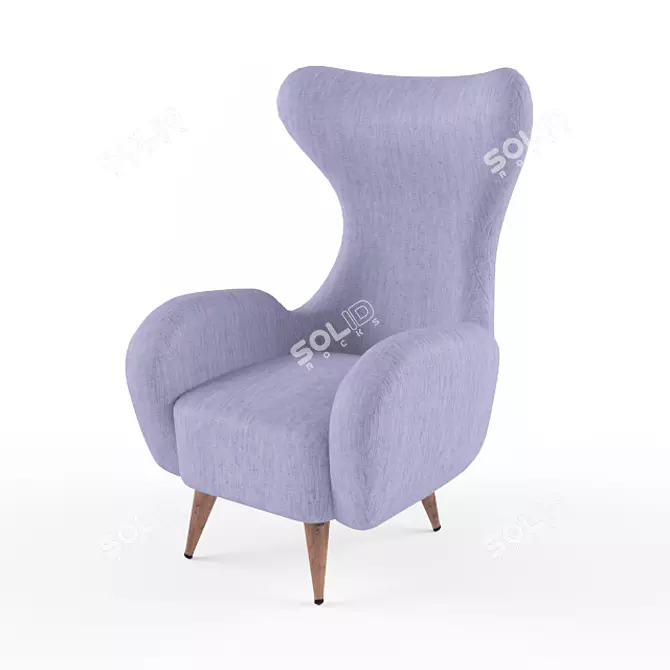 Compact 3-in-1 Chair: 147 Model 3D model image 1