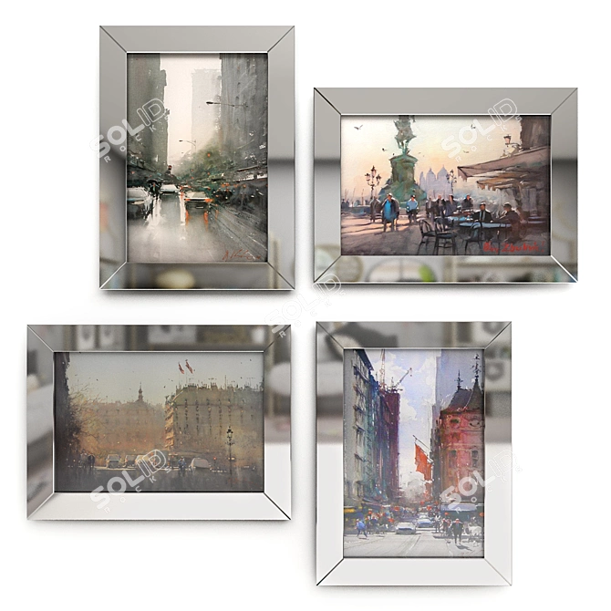Joseph Branco's Picture Frame Set  3D model image 1