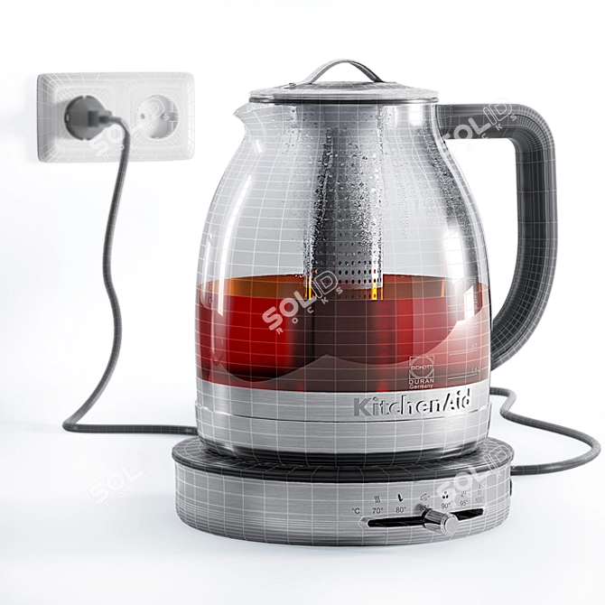 Bork U800 Multicooker & KitchenAid Electric Kettle 3D model image 2