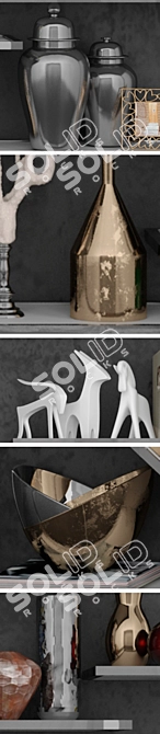 Complete Set of 3D Models: 3ds Max, Textures, OBJ 3D model image 3