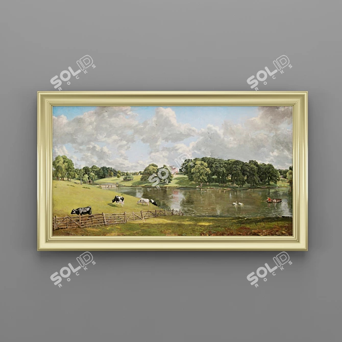 Art Gallery Collection: Set of Paintings 3D model image 3