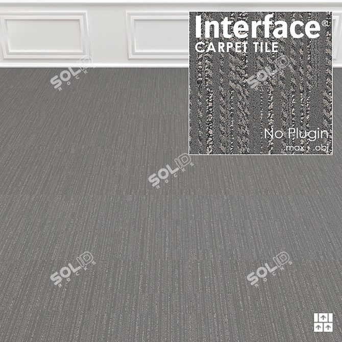 Interface CT102 104: High-Res Textured Carpet 3D model image 3