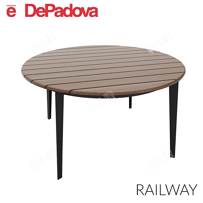 Railway Outdoor: Modern Outdoor Furniture by Luca Nichetto 3D model image 1