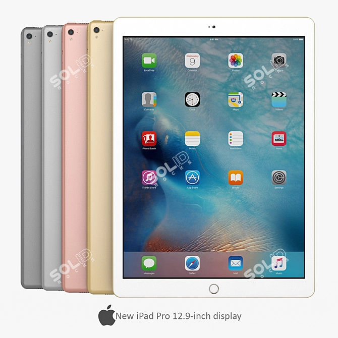 Ultimate Apple iPad Pro 12.9"- The Perfect Multimedia Companion 3D model image 1