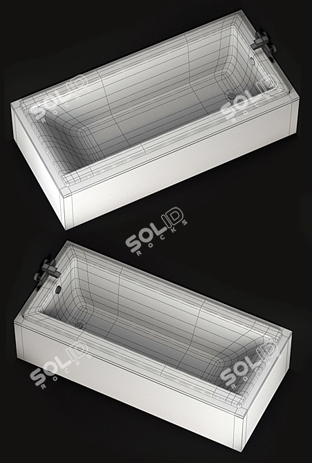 Modern Metropolitan Bath Collection 3D model image 3