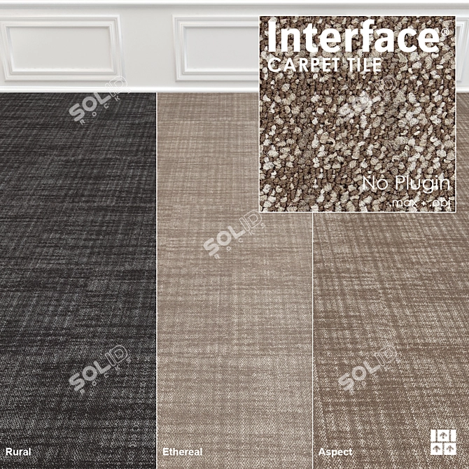 Contemplation Texture Carpet: 24 High-Res Options 3D model image 1