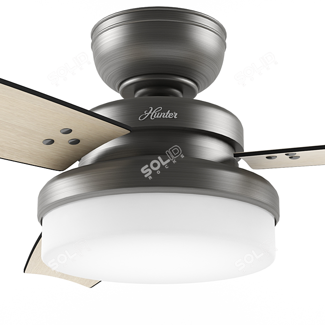 Sentinel Ceiling Fan: Effortlessly Cool 3D model image 2