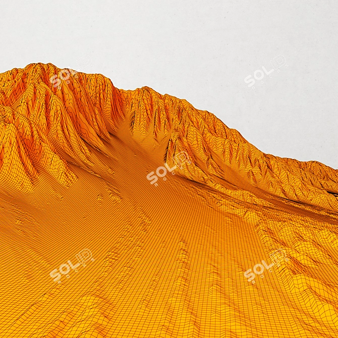 Mountain Majesty: 3D Landscape Textures 3D model image 3