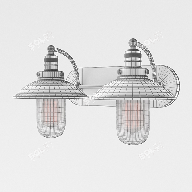 Nautical Bath Light 3D model image 3
