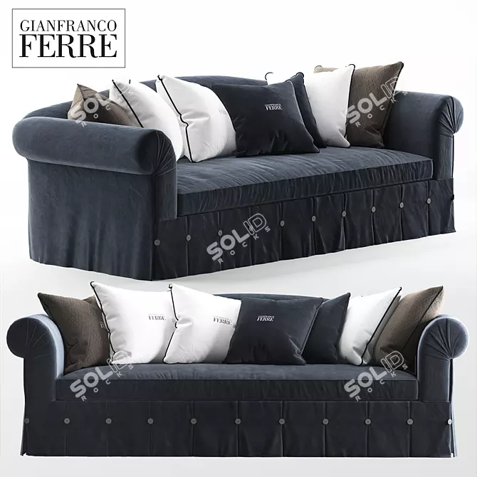 Gianfranco Ferre Stephany Sofa 3D model image 1