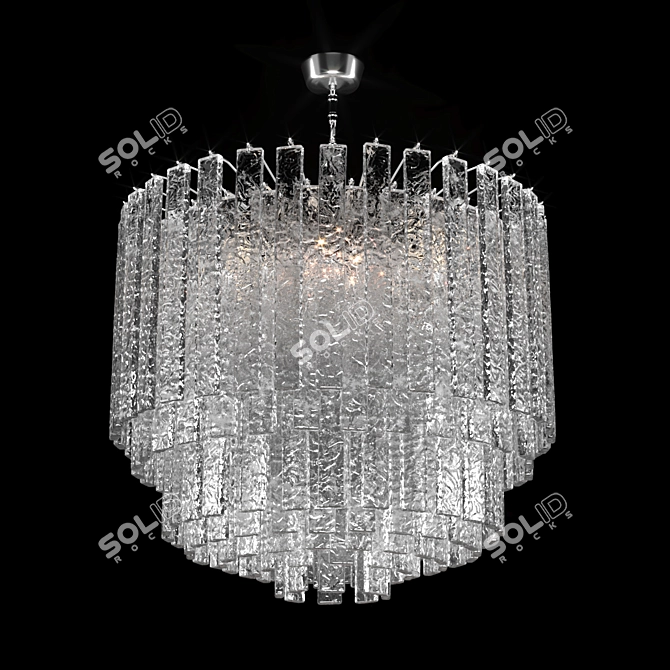 Murano Charm: 7130 Spagna Chandelier 3D model image 1