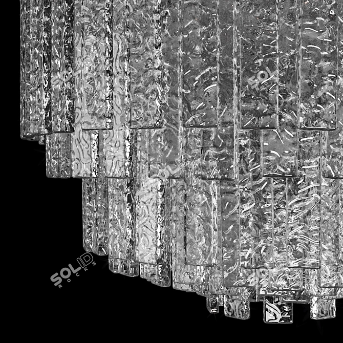 Murano Charm: 7130 Spagna Chandelier 3D model image 2