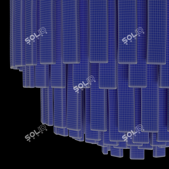 Murano Charm: 7130 Spagna Chandelier 3D model image 3